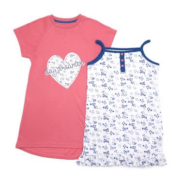 Girls Nightshirts - Pack Of 2