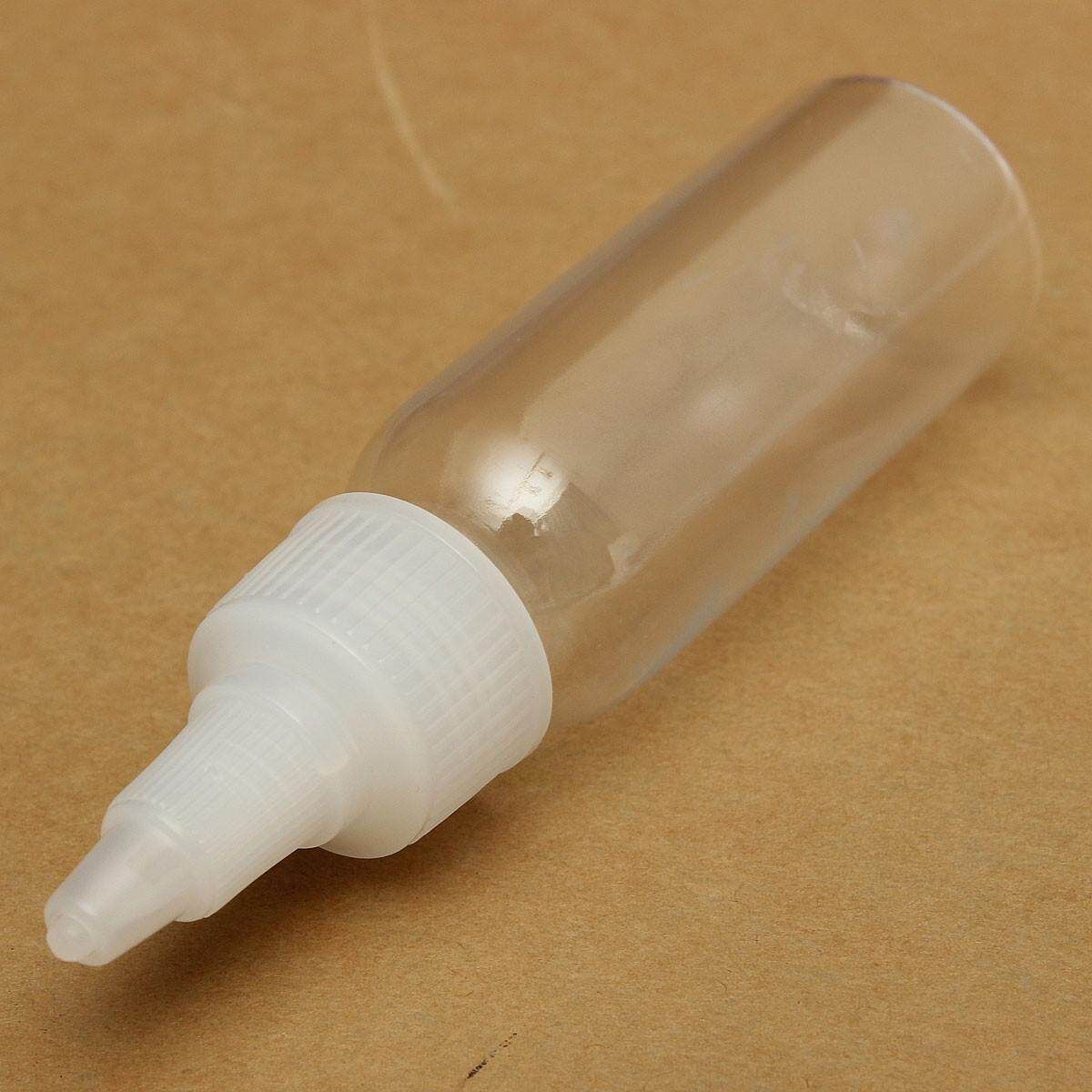 10Pcs 30ml 1oz Empty Plastic Bottle W/Twist Cap For Tattoo Ink Pigment Green Soap