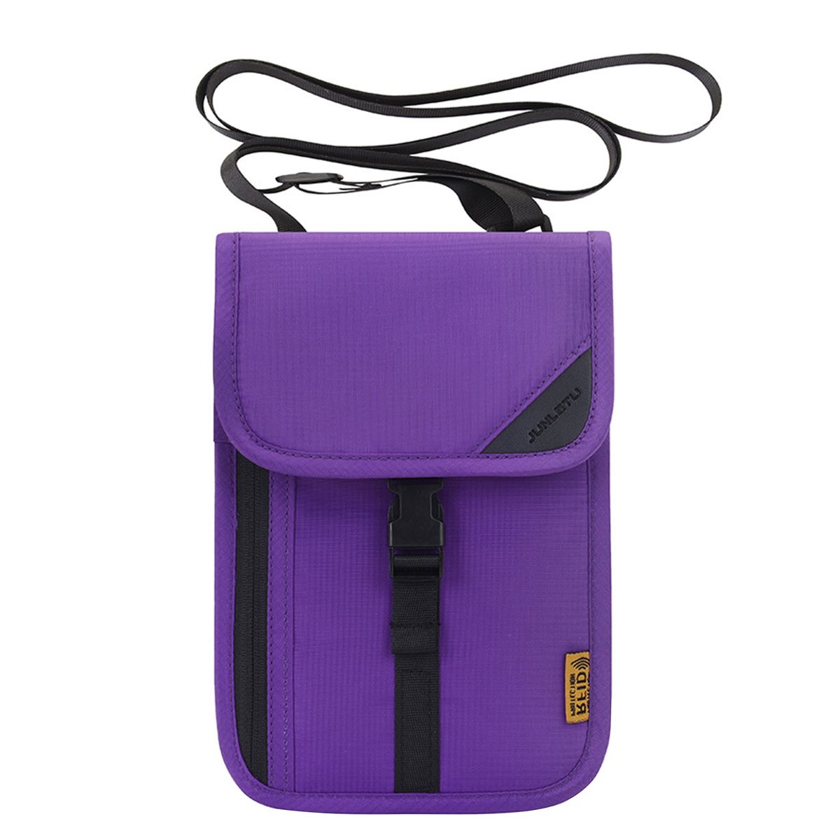 Storage Bag Hanging Wallet Money Card Passports Purple