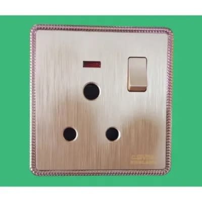 Electric 15a 1-gang Switched Socket