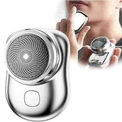 Portable Electric Shaver / Usb Rechargeable Epilator - Silver