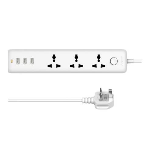 Powerhub 3 Ac Outlets 3 Usb Ports Uk Power Strip