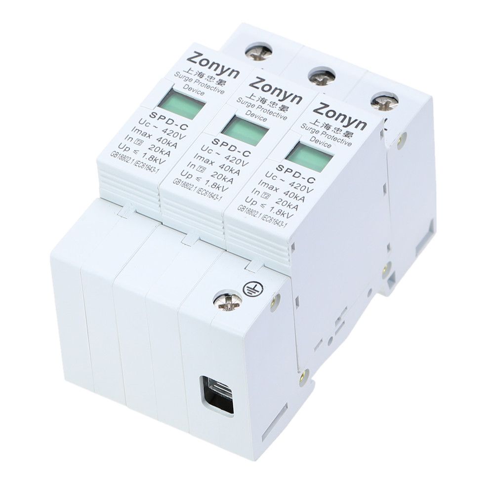 Surge 40KA~20KA High House SPD Protector Quality 420V