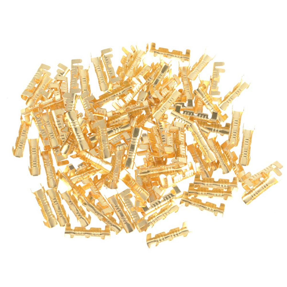 100Pcs Quick Connect Wiring Terminals Br Crimp Terminals