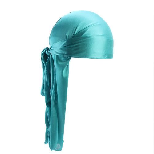 Turquoise Silky Durag