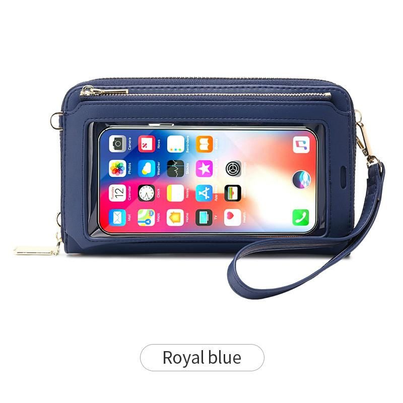 Fashion Women's Touch Screen Cell Phone Purse Simple