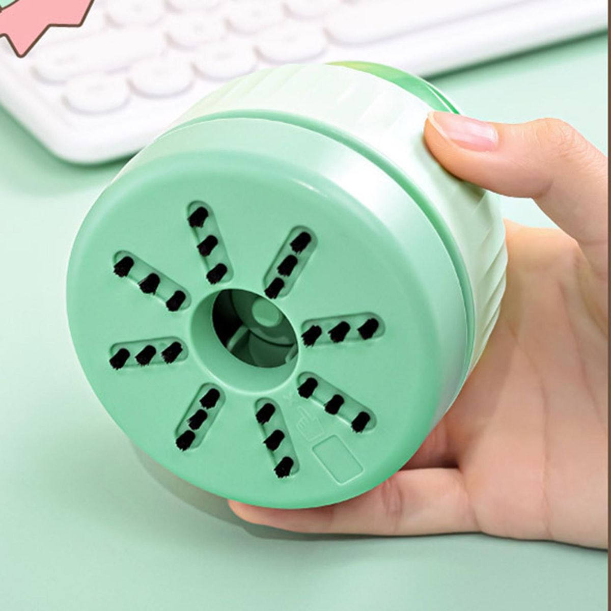 Electric Vacuum Cleaner Electric Desk Vacuum Table Cleaner Green