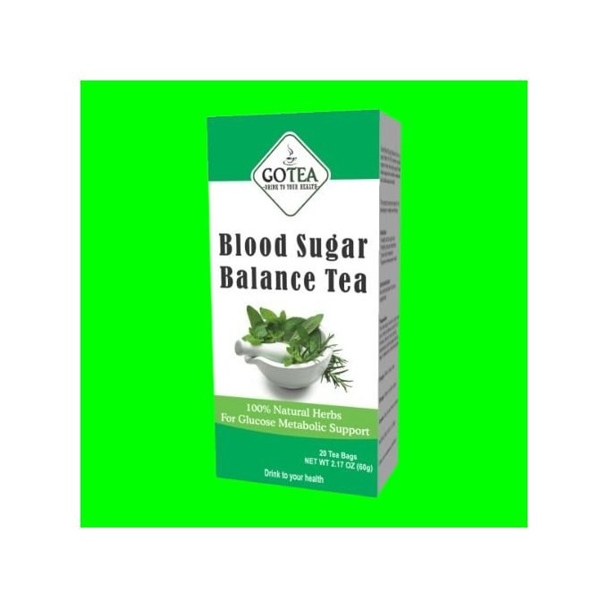 GOTEA Blood Sugar Balance Tea - BEST HERBAL TEA FOR BLOOD SUGAR