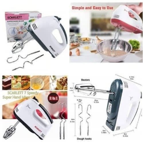 Scarlett 7-speed Hand Mixer