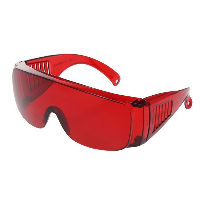 Dental Eye Protection Spectacles Red Go Ggle Glasses