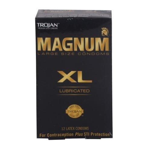 Magnum Xl Lubricated Condoms, 12 Count