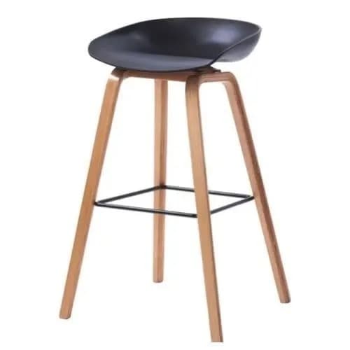 High Kitchen Island Design Bar Stools - Black