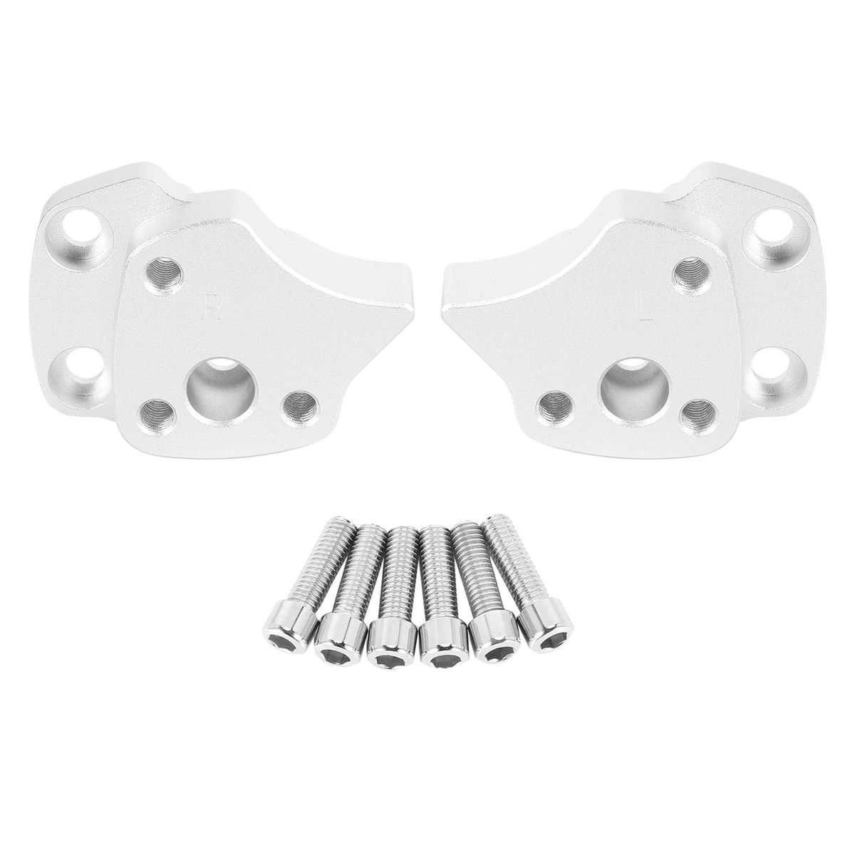 25mm Handlebar Riser for FJR1300 FJR 1300 2001-2005 Silver Handle Bar Risers Motorcycle Accessories Parts