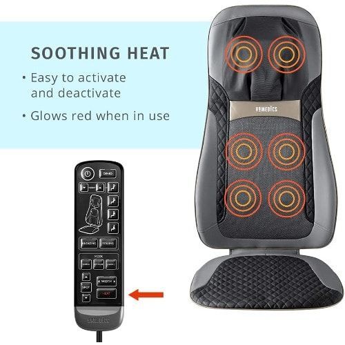 Shiatsu Neck, Shoulder & Whole Back Massager With Heat