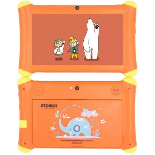 K86, Kids Tablet 7 Inch, Android 6.0, 16gb Rom , 1gb Ram, Plus Free Gifts - Orange