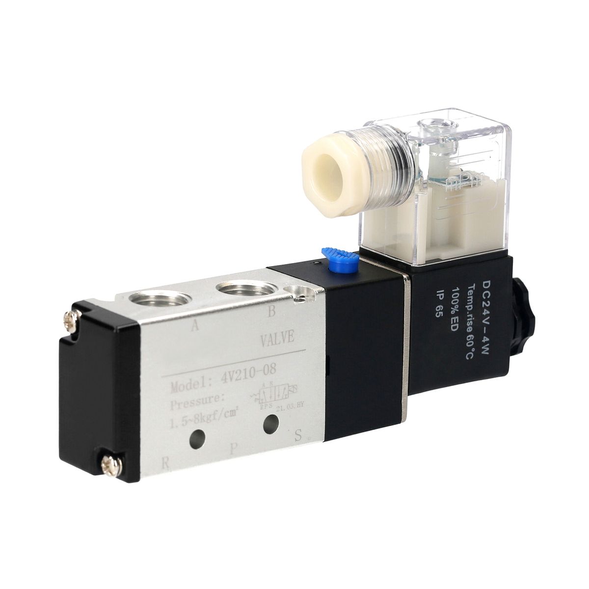 Pneumatic Air Control Solenoid Valve DC 24V PT1/4'' 5 Way 2