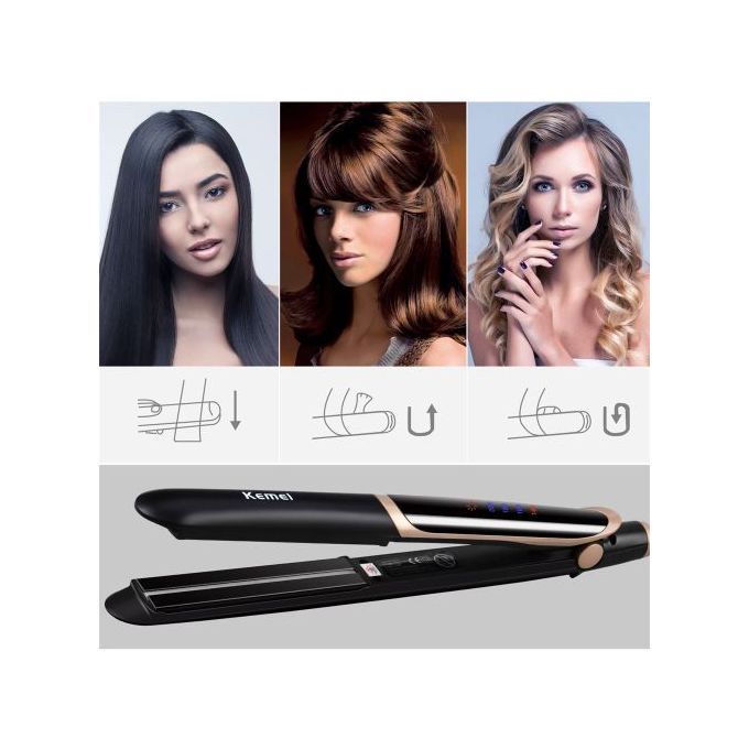 2in1 Tourmaline Ceramic Ion Hair Curler Straightener