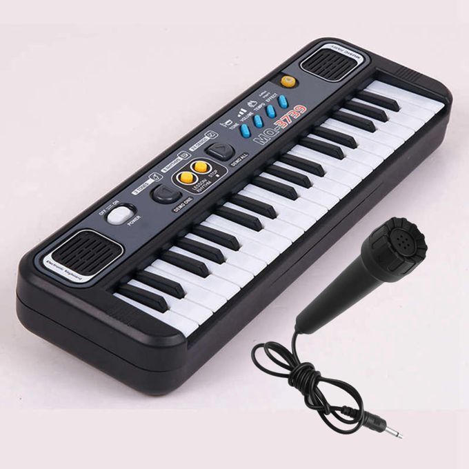 Music Electronic Keyboard 37 Key Battery Powered W/Mic For 3739