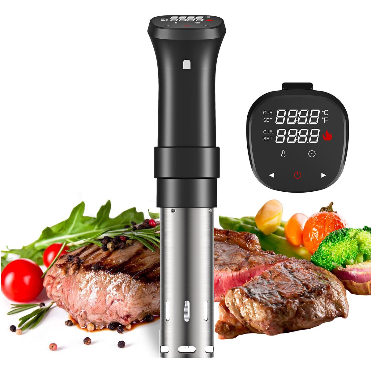 1100W Sous Vide Cooker Waterproof Quiet Cooking Machine With