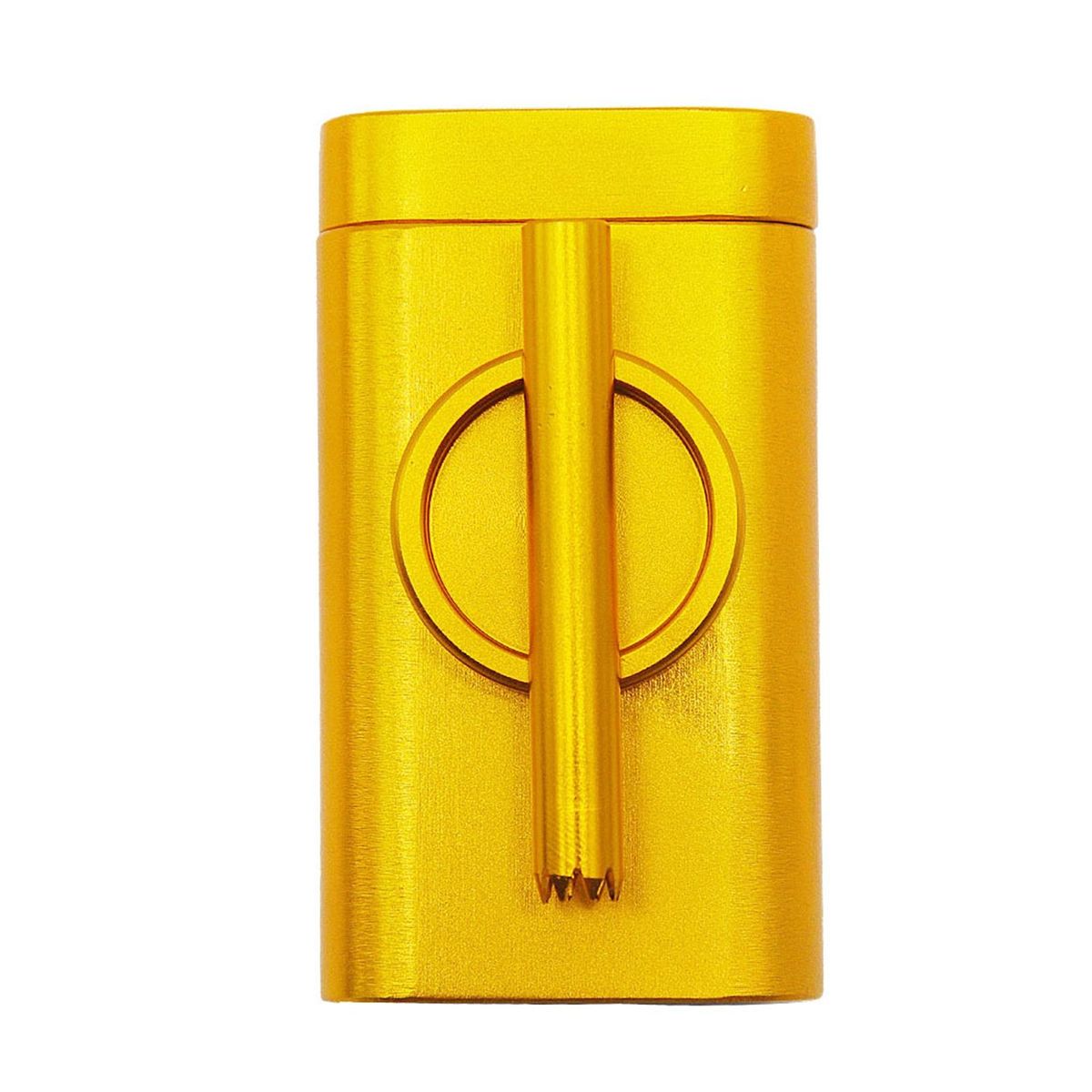 Mini Grinder with Storage Box Abrader Storage Box Golden