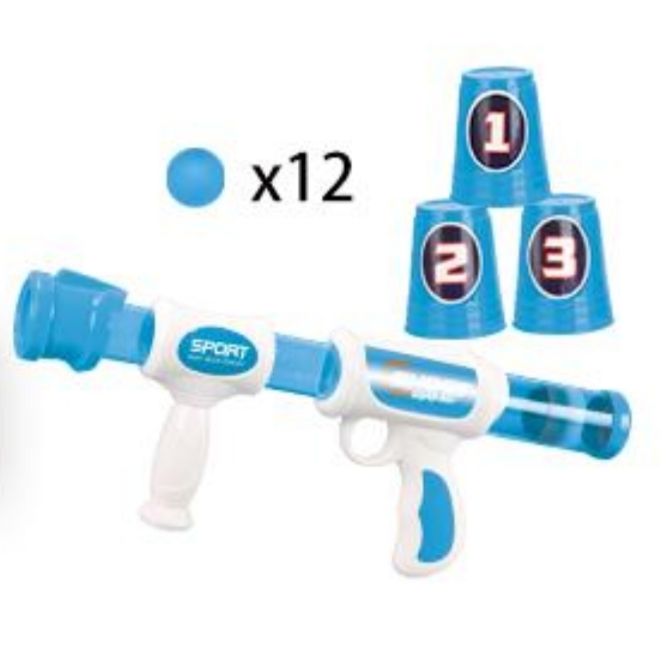 Soft Bullet Toy Gun Kit With 12 Balls Bullets