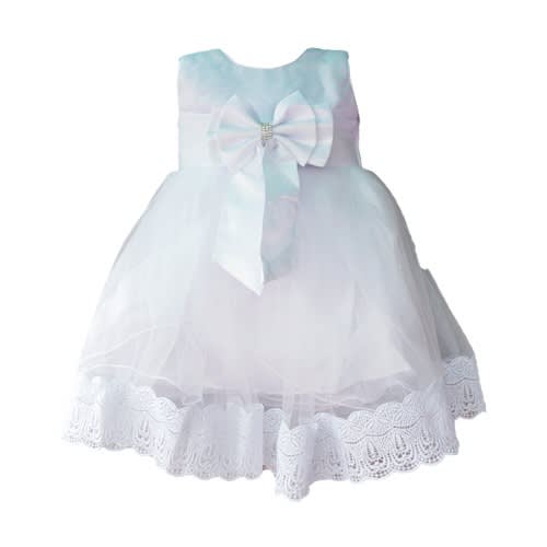 Girls' Ball Party Dress - White