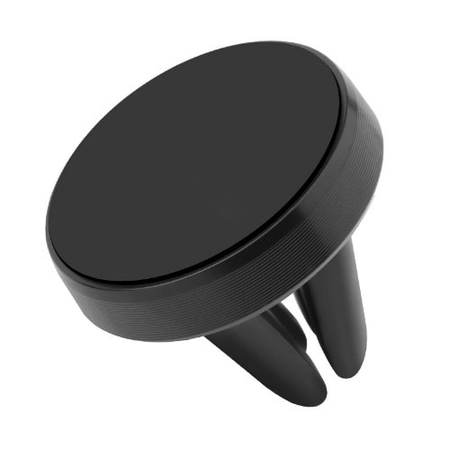 Mini Air Outlet Magnetic Car Phone Holder - Black