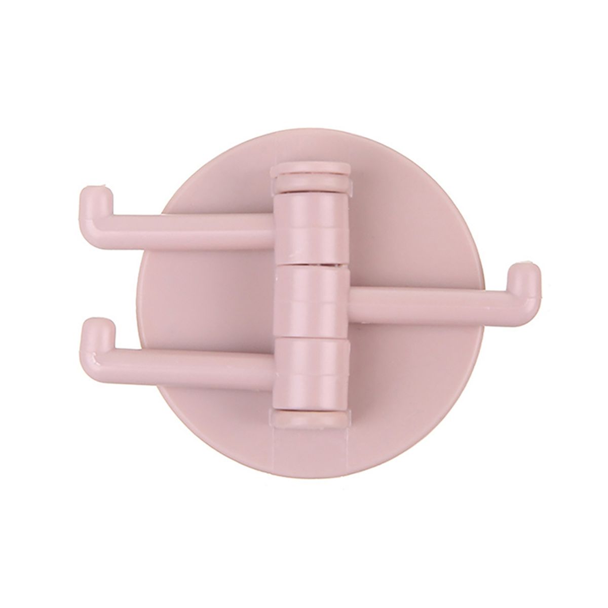 Hanger Hook 3-split Wall Mouted ABS Door Hanger Hookd For Toilet-Pink