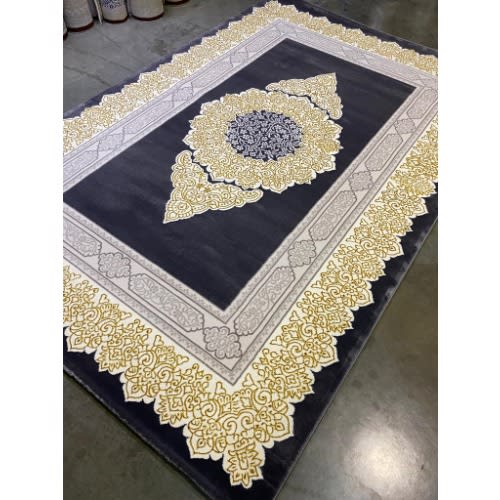 Turkish Retro Shades Center Rug - 7X10ft