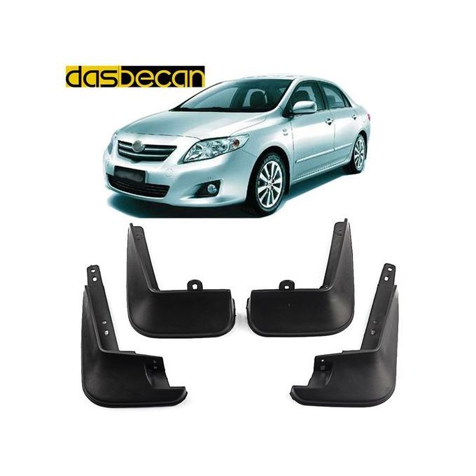 4 EXOTIC MUDGUARDS + 8 MOUNTING SCREWS FOR TOYOTA COROLLA 2006-2013