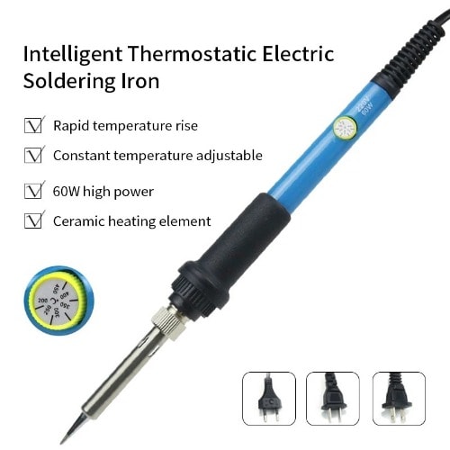 Adjustable Temperature Electric Soldering Iron 220v 60W - 1pc