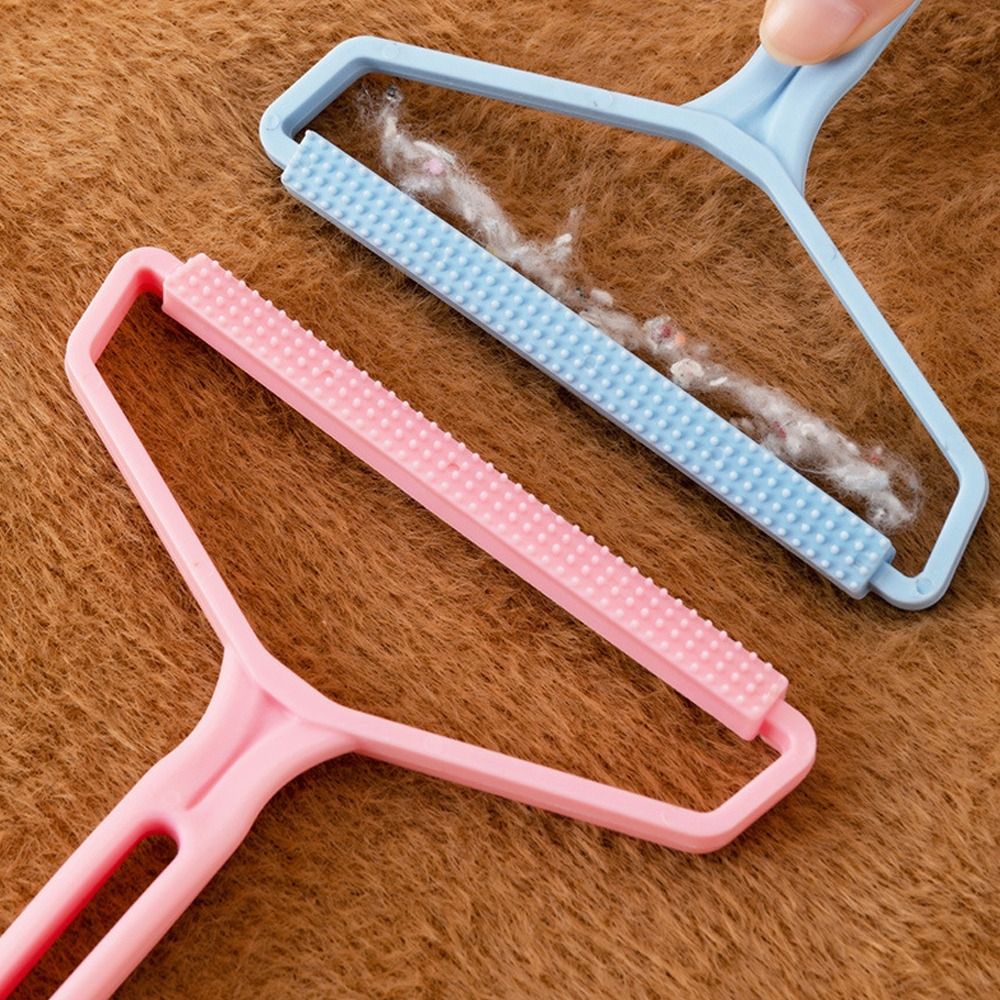 Pet Hair Remover Brush Manual Lint Roller Removing Dog Cat Hair Lint Roller Sofa Clothes Cleaning Brush Tool Pet Accessories-Pink