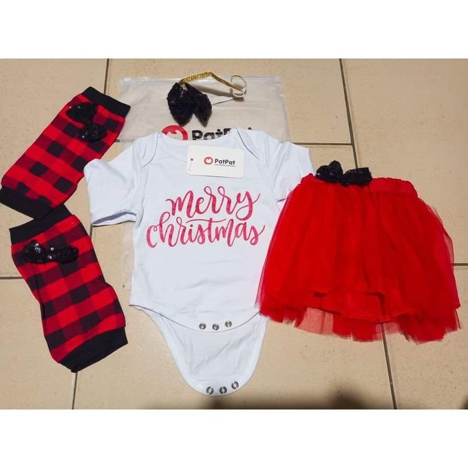 Merry Christmas Romper Baby Christmas Clothes Long Sleeve