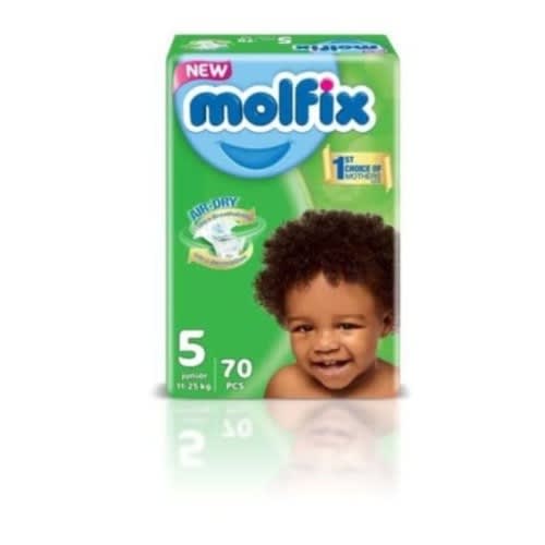 Size 5 Baby Junior Diaper - Count 70