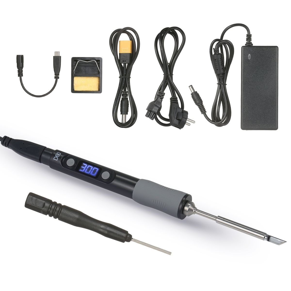 SEQURE Mini Electric Soldering Iron With LED Digital Display