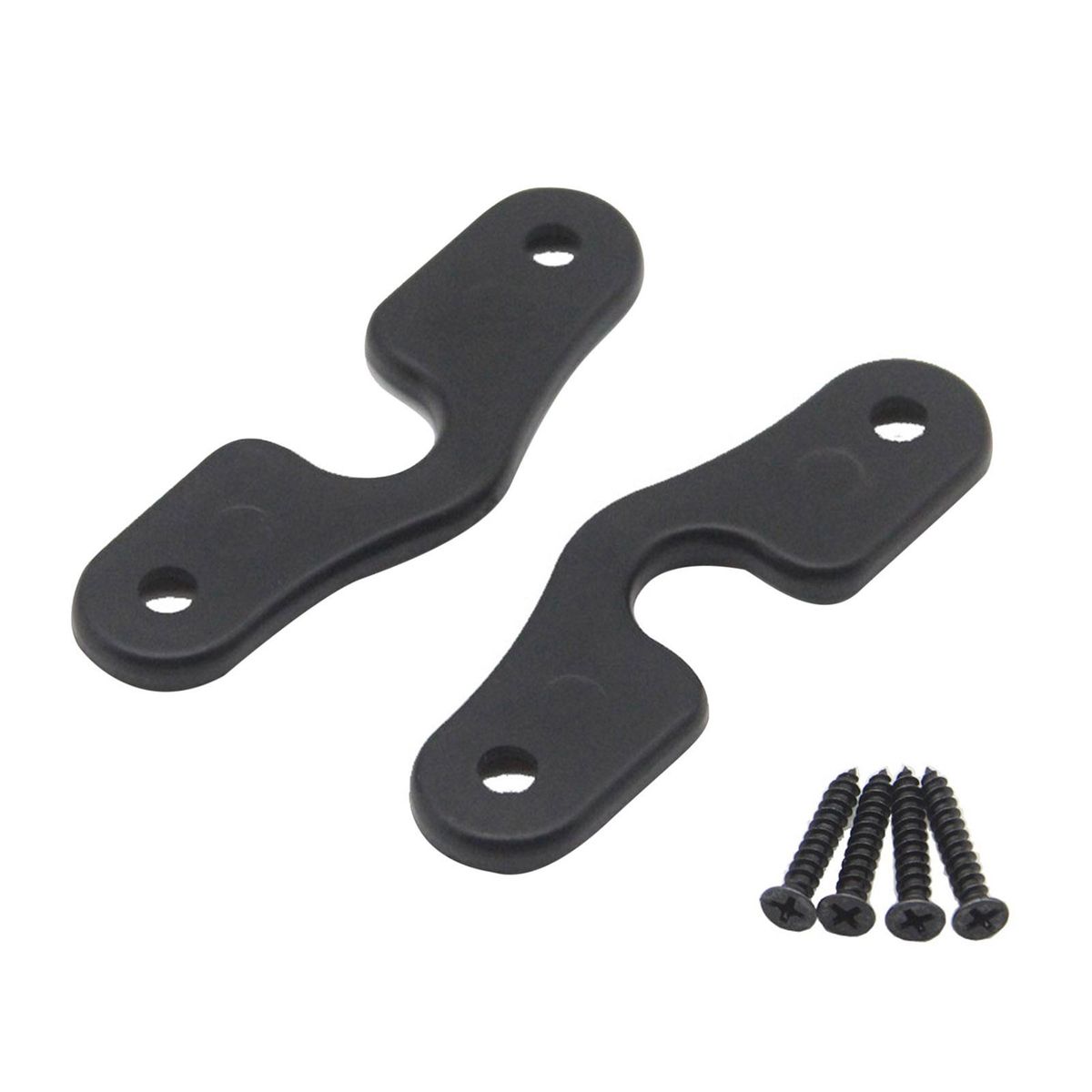 Aluminum Alloy Sun Visor Repair Kit Heavy Duty Visor Mounting Clips 2pcs Replacement for Jeep Wrangler JK JL JT 2007-2023