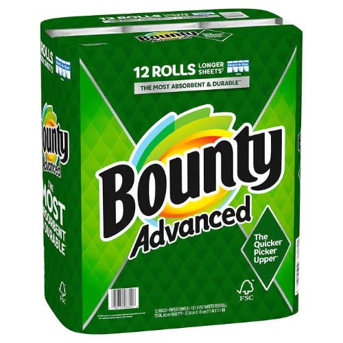 Bounty Advanced Paper Towels - 2-ply - 101 Sheets - 12-count