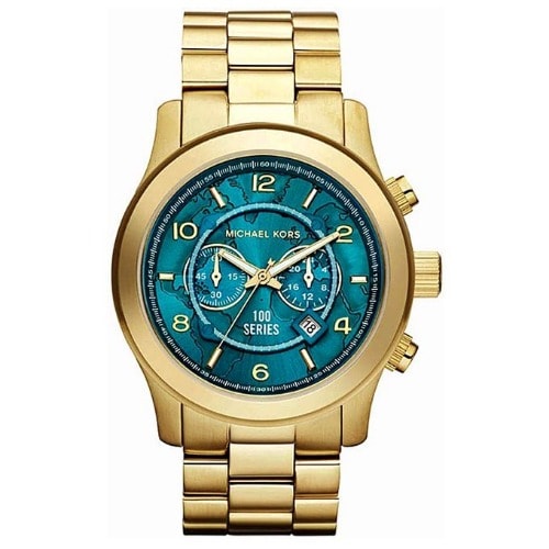 Limited Edition 100 Series Gold & Turquoise Bracelet Watch