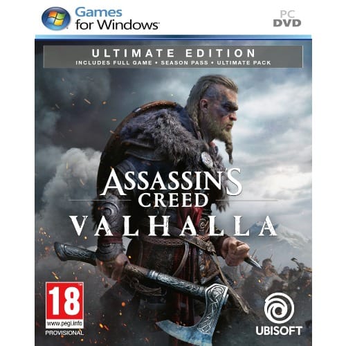 Assassin's Creed Valhalla Pc Game DVD Disks + Free Gift