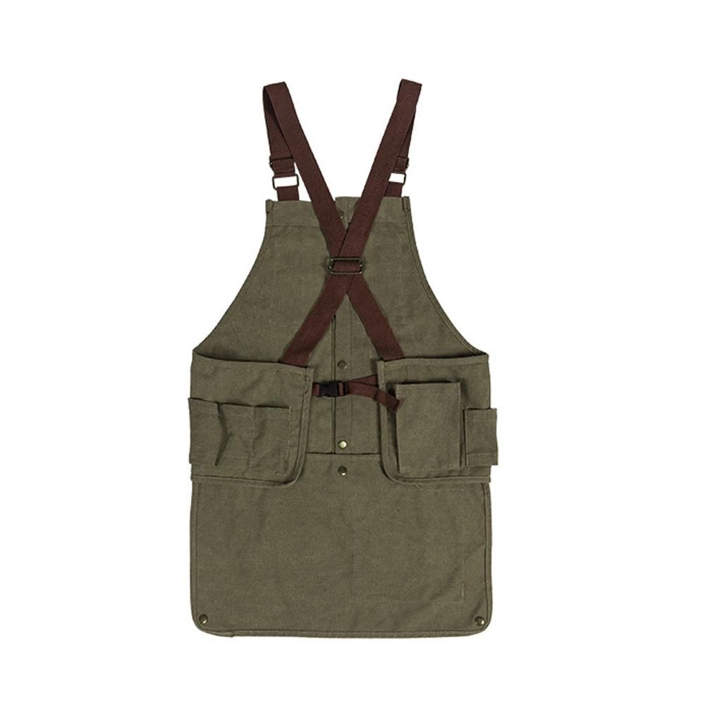 NOBANA Outdoor Camping Vest Multifunctional Leisure Apron Fishing Photography Vest with Adjustable Shoulder Straps Waistband for Men Women