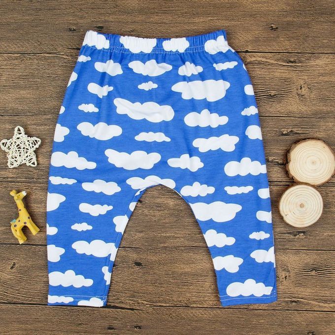 Elasti Baby Boys Gi S Long Pants Funny Olorful Loud Printed Trousers-dark Blue-100 M