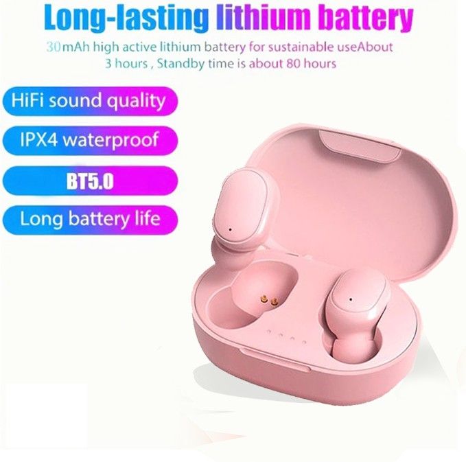 Wireless Earpods Bluetooth 5.0 Earphones Pink