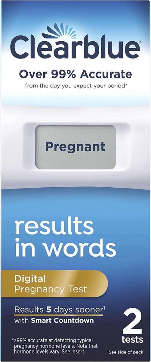 Clearblue Digital Pregnancy Test In Words- 2 Test