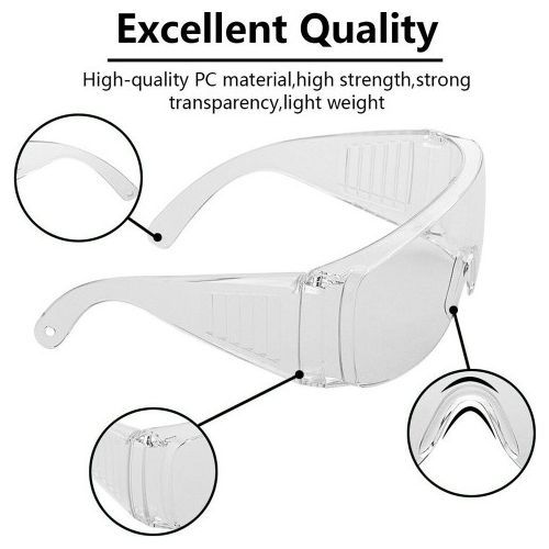 TRANSPARENT SAFETY GOGGLES / SPECTACLES