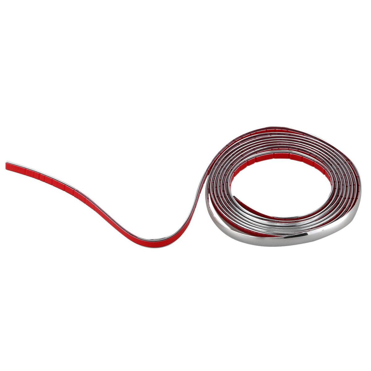 3m Silver Car Grille Exterior Chrome Styling Decoration Moulding Trim Strip 12mm