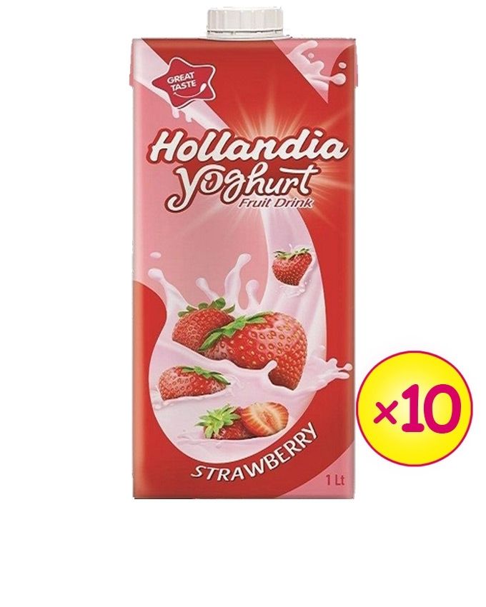 YOGHURT - Strawberry (1LTR X 10 PCS)