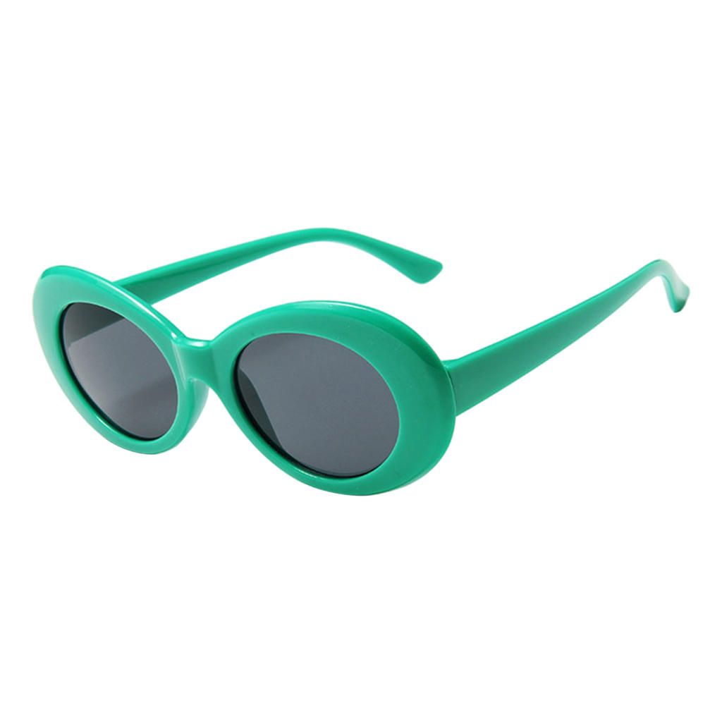 Sunglass Lens Thick Frame Glasses For Fashion Outfits Lake Green Gray