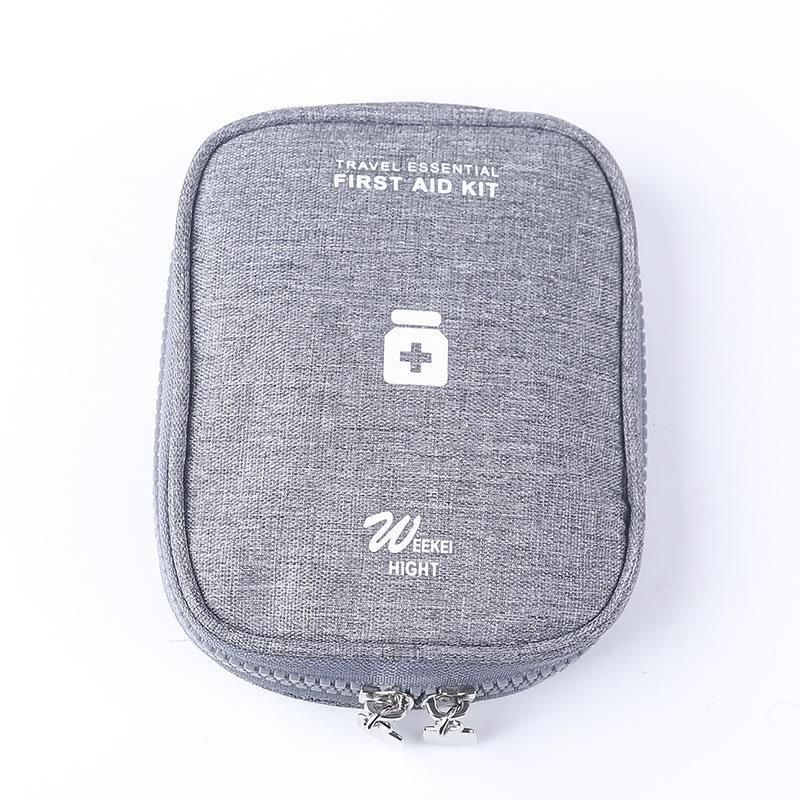 Mini Portable Medicine Organiser - Grey