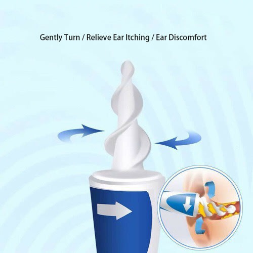 Ear Wax Remover Cleaner Soft Spiral Swab