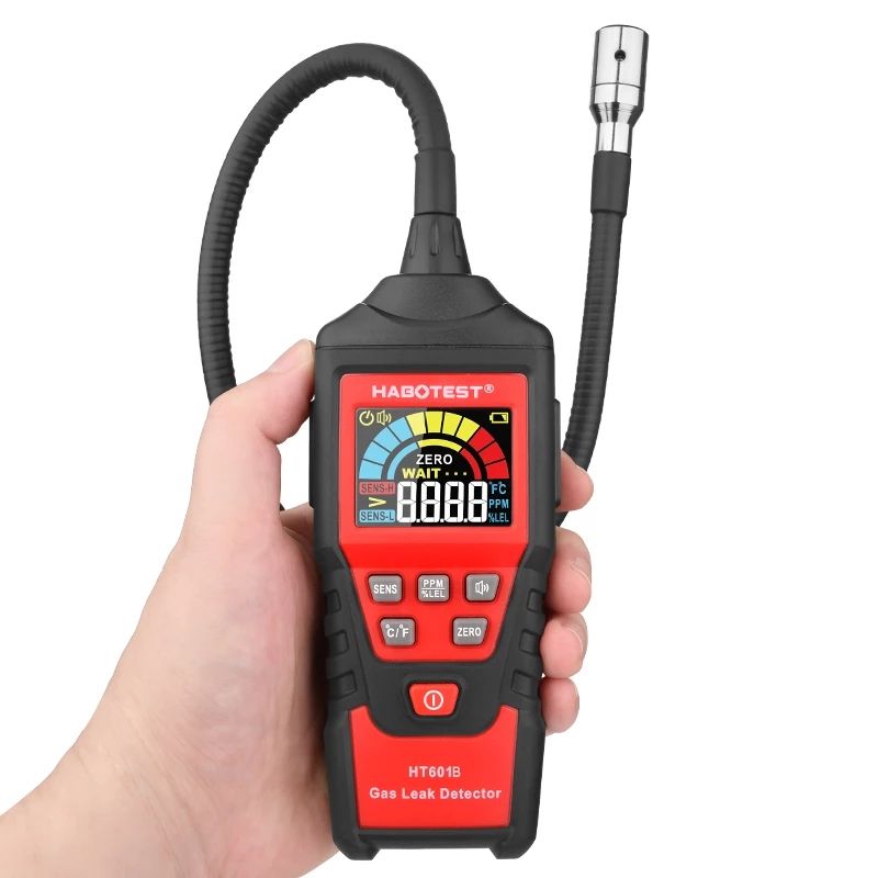 Gas Analyzer Gas Leak Detector PPM Meter Combustible Flammable Natural Tester 9999 PPM 20% LEL